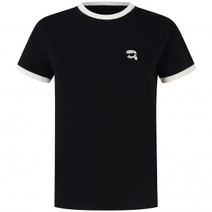 T-shirt nera per donna