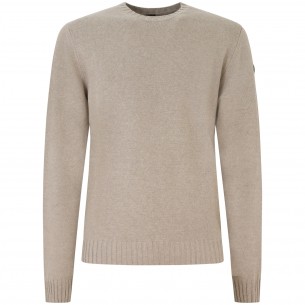 Maglione beige con mini...