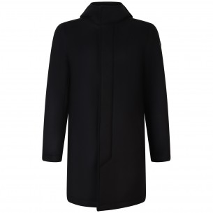 Cappotto nero con cappuccio... 2