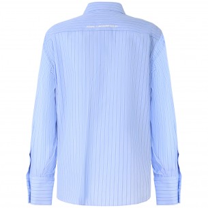 Camicia celeste a righe per... 2