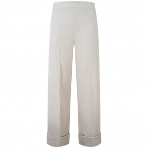 Pantalone panna a costine...