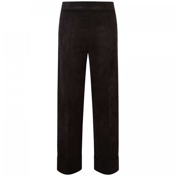 Pantalone marrone a costine per donna Pantalone marrone a costine per donna