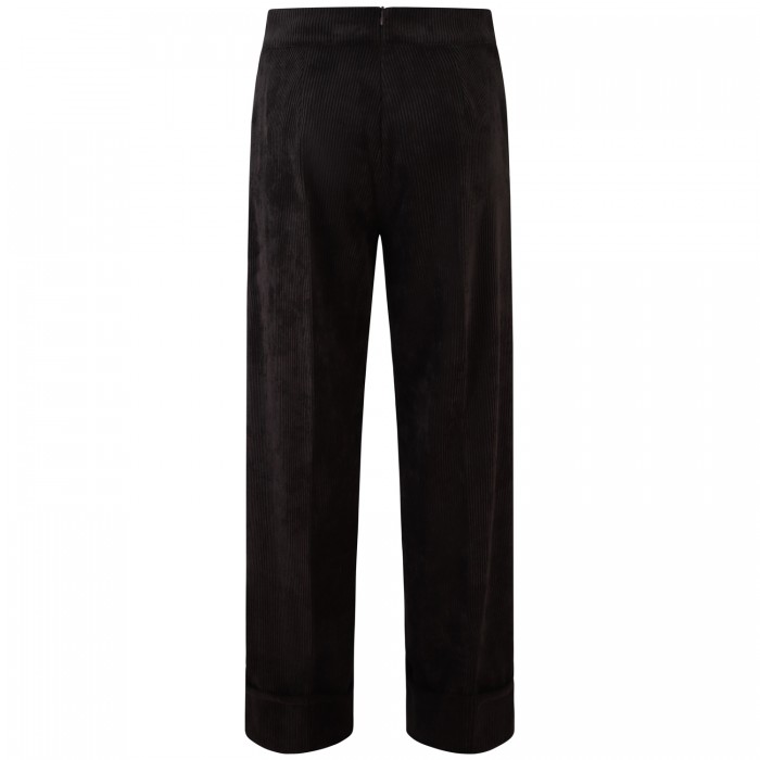 Pantalone marrone a costine per donna Pantalone marrone a costine per donna