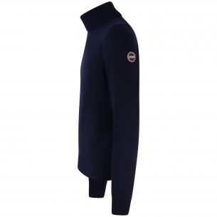 Dolcevita blu con mini logo... 2