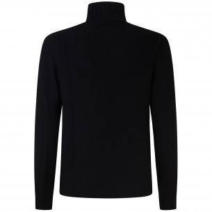 Dolcevita nero con mini...