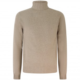 Dolcevita beige con mini...