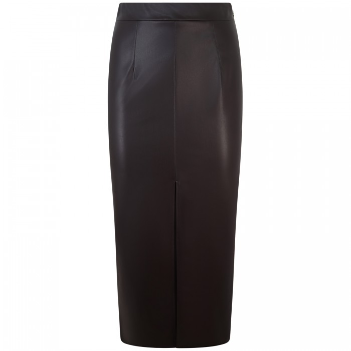 Gonna marrone in ecopelle 'LONGUETTE... Gonna marrone in ecopelle 'LONGUETTE...