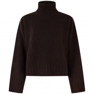 Maglione marrone per donna...