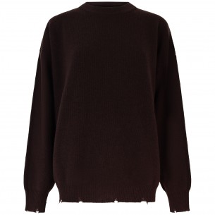 Maglione marrone per donna... 2