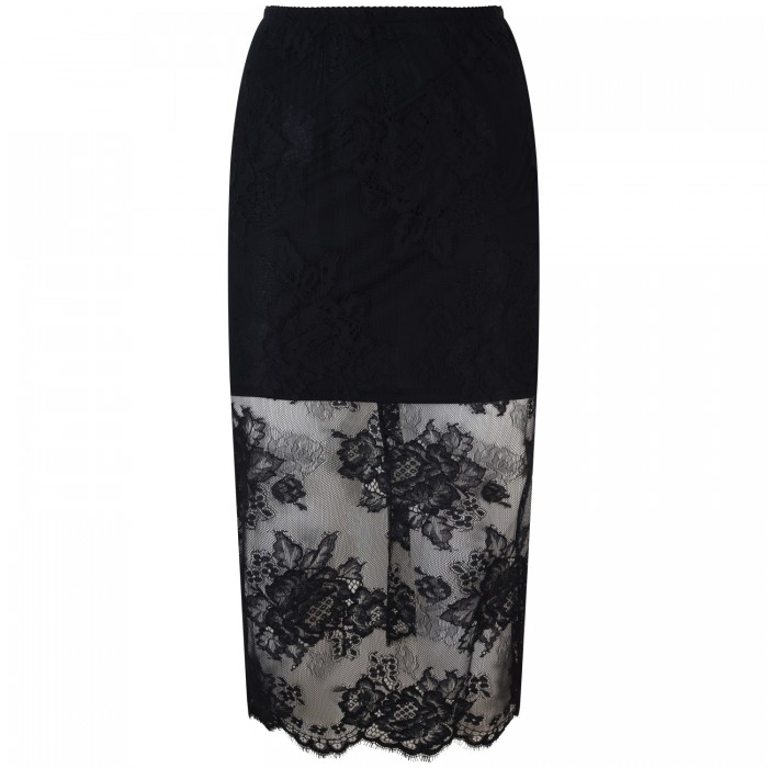 Gonna nera in pizzo 'LONGUETTE LACE'... Gonna nera in pizzo 'LONGUETTE LACE'...