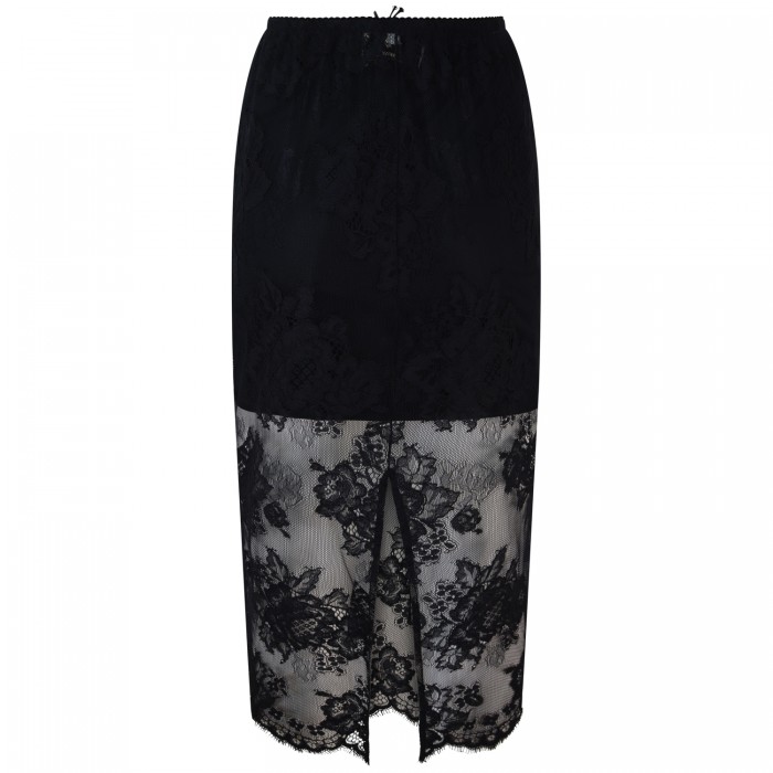 Gonna nera in pizzo 'LONGUETTE LACE'... Gonna nera in pizzo 'LONGUETTE LACE'...