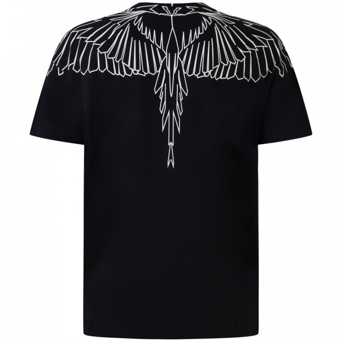 T-shirt nera con logo per uomo T-shirt nera con logo per uomo