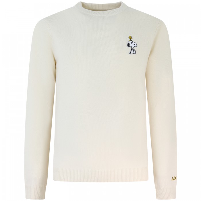 Maglione con logo piccolo snoopy per... Maglione con logo piccolo snoopy per...