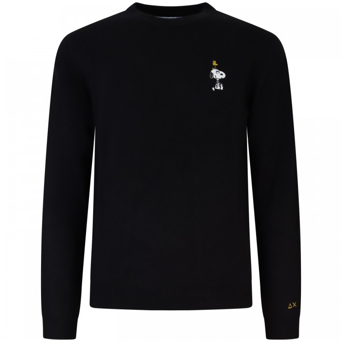 Maglione con logo piccolo snoopy per... Maglione con logo piccolo snoopy per...