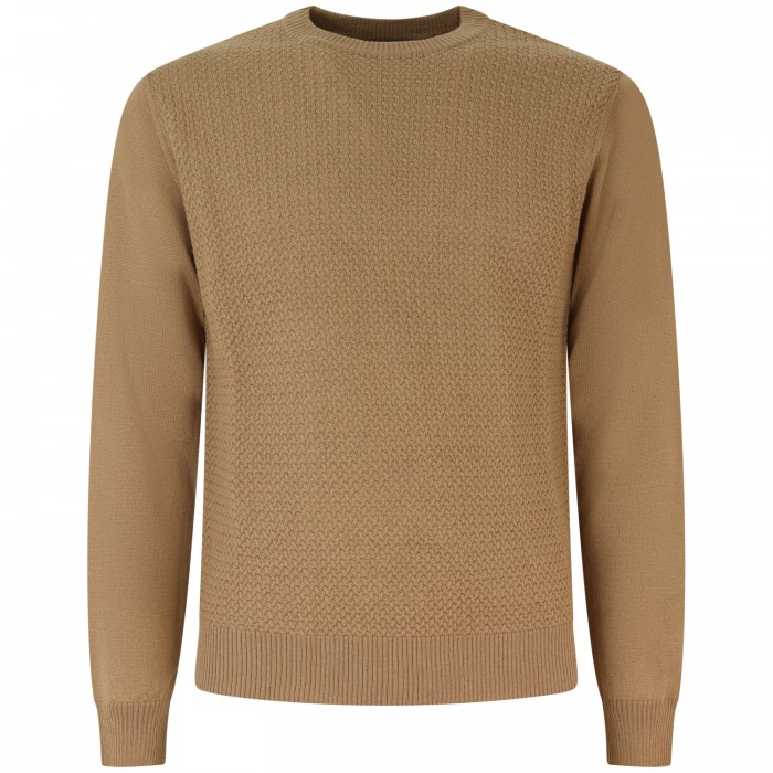 Maglione beige per uomo Maglione beige per uomo
