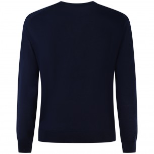 Maglione blu per uomo 2