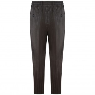 Pantalone grigio gessato...