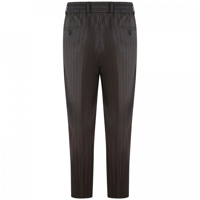 Pantalone grigio gessato per uomo Pantalone grigio gessato per uomo