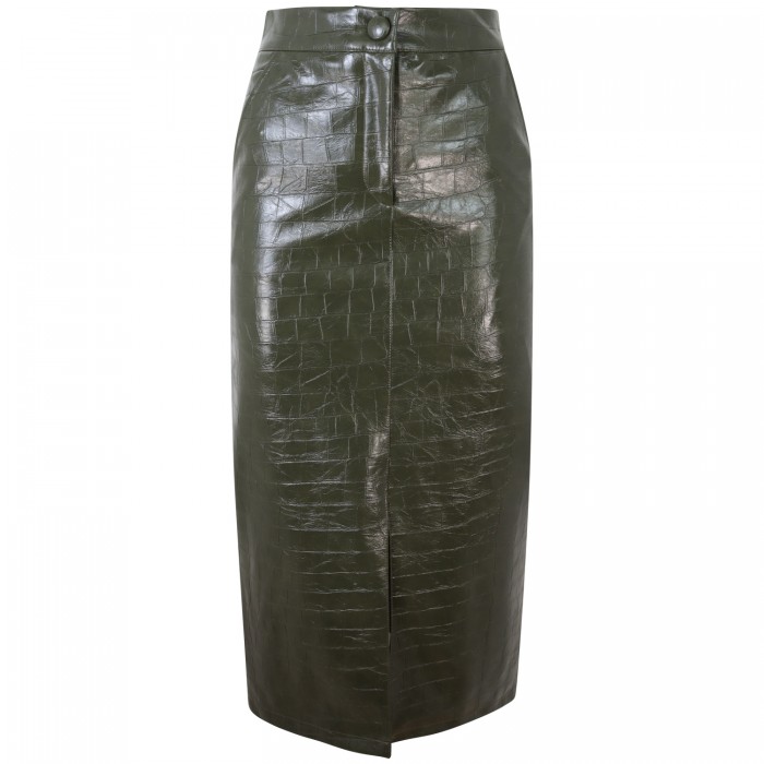 Gonna tubino ecopelle per donna