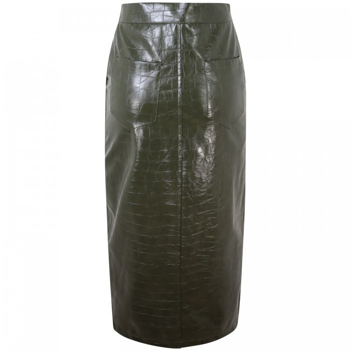 Gonna tubino ecopelle per donna