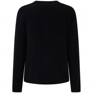 Cardigan nero per uomo 2