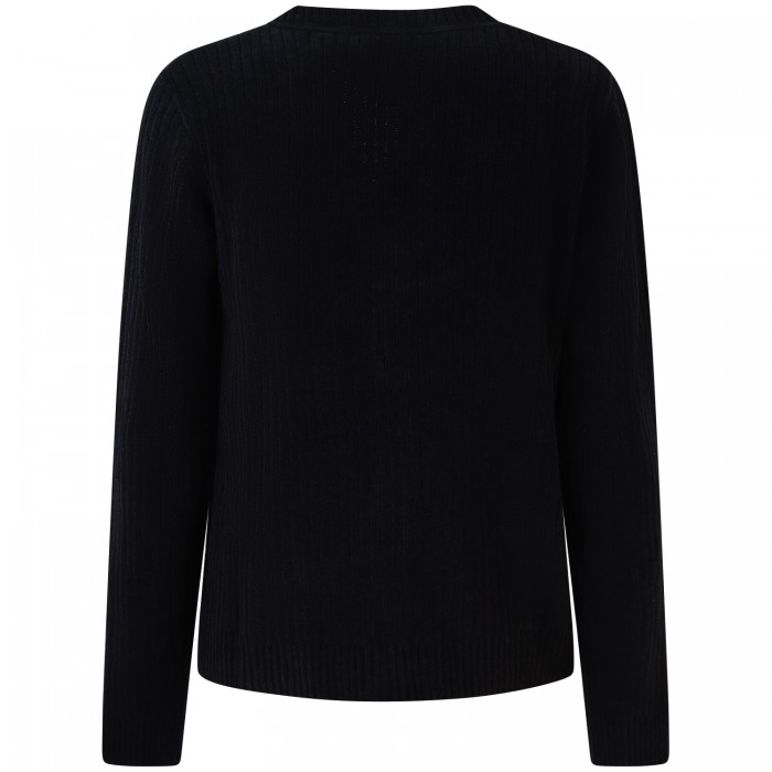 Cardigan nero per uomo