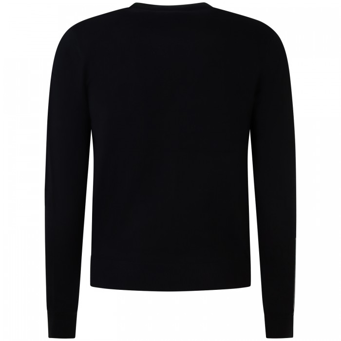 Cardigan nero per uomo Cardigan nero per uomo