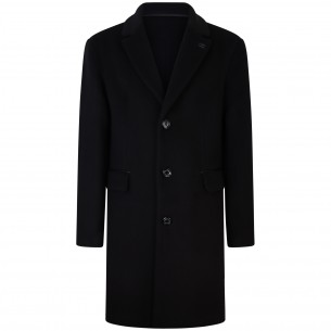 Cappotto nero per uomo