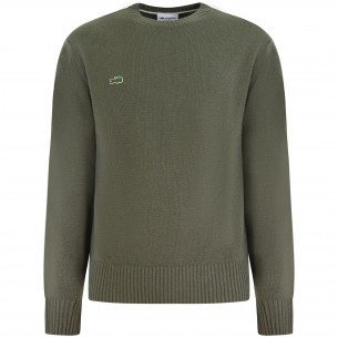 Maglione verde con mini...