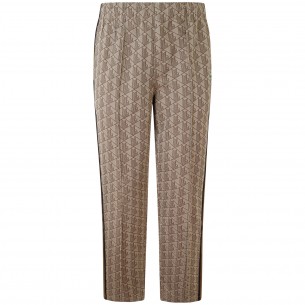 Pantalone tuta marrone con...