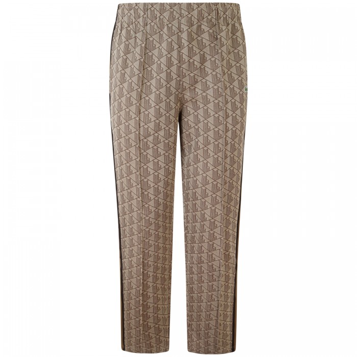 Pantalone tuta marrone con fantasia...