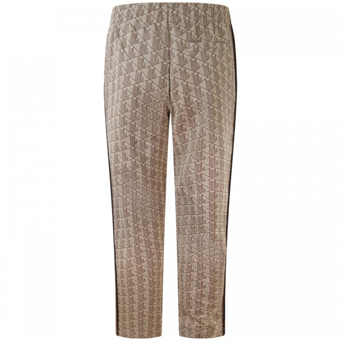 Pantalone tuta marrone con fantasia...