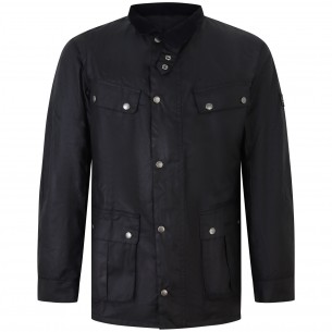 Giubbotto nero 'WAX JACKET'...
