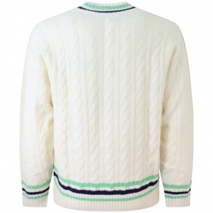 Maglione bianco con mini... 2