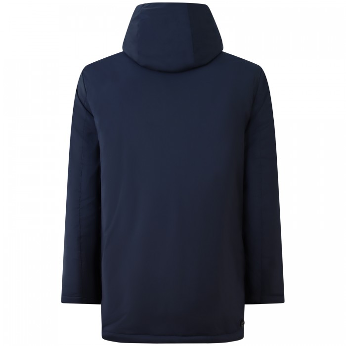 Giubbotto blu con mini logo per uomo