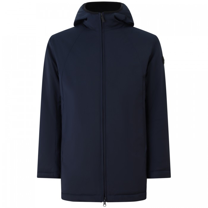 Giubbotto blu con mini logo per uomo