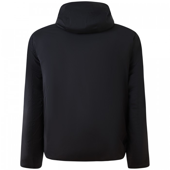 Giubbotto nero con mini logo per uomo