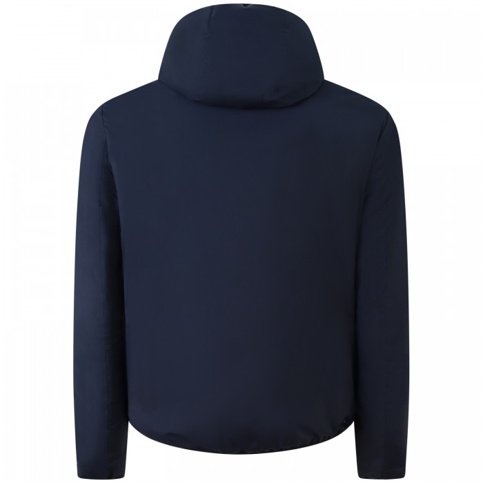 Giubbotto blu con mini logo per uomo