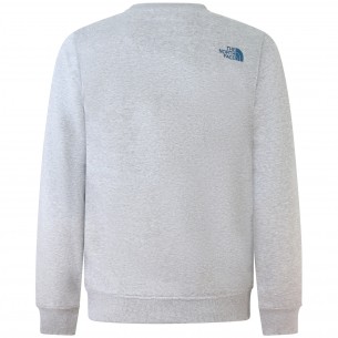 Felpa grigia con maxi logo... 2