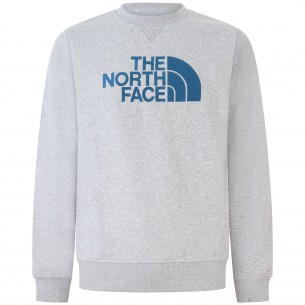 Felpa grigia con maxi logo...