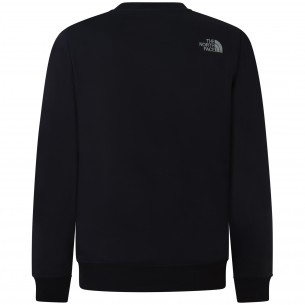 Felpa nera con maxi logo...