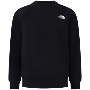 Felpa nera con maxi logo...