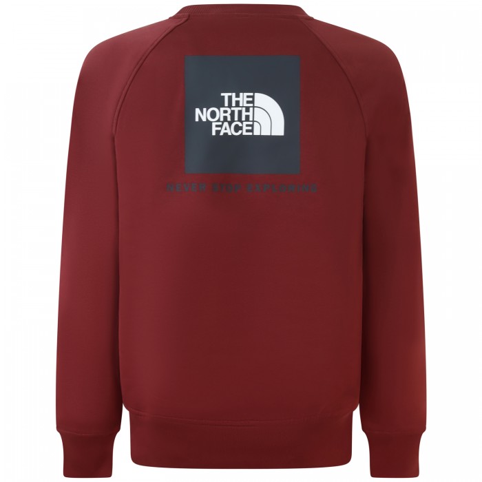 Felpa bordeaux con maxi logo...