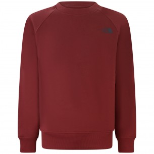 Felpa bordeaux con maxi...