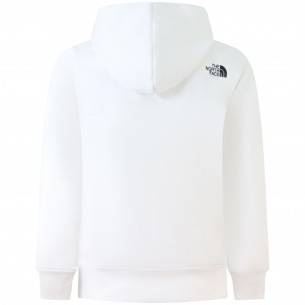 Felpa bianca con cappuccio... 2