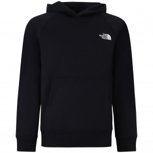 Felpa nera con cappuccio...