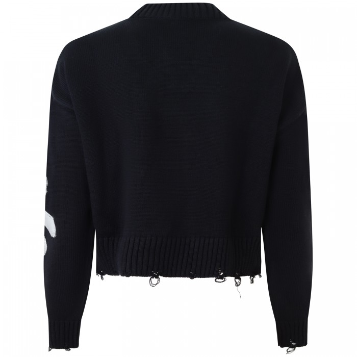 Maglione nero per donna