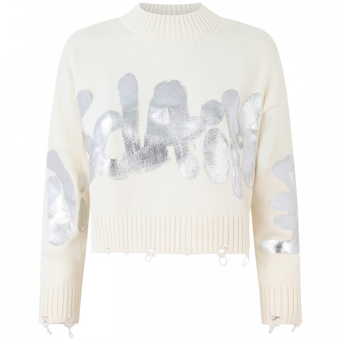 Maglione panna per donna