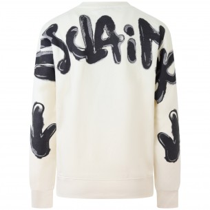 Felpa panna per donna 2