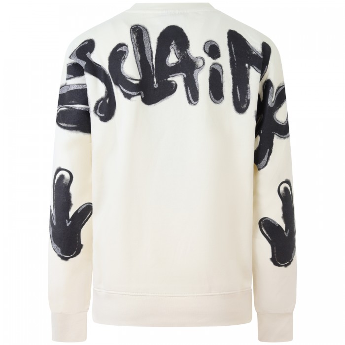 Felpa panna per donna